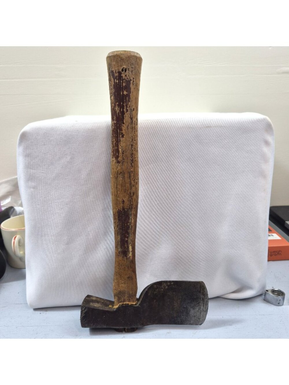 Vintage True Temper No. 60 Underhill Hatchet With 14" Wooden Handle Steel Blade